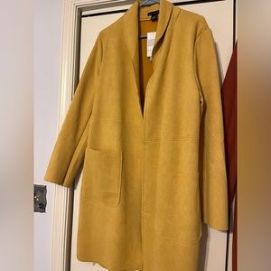 Faux Leather Jacket full length